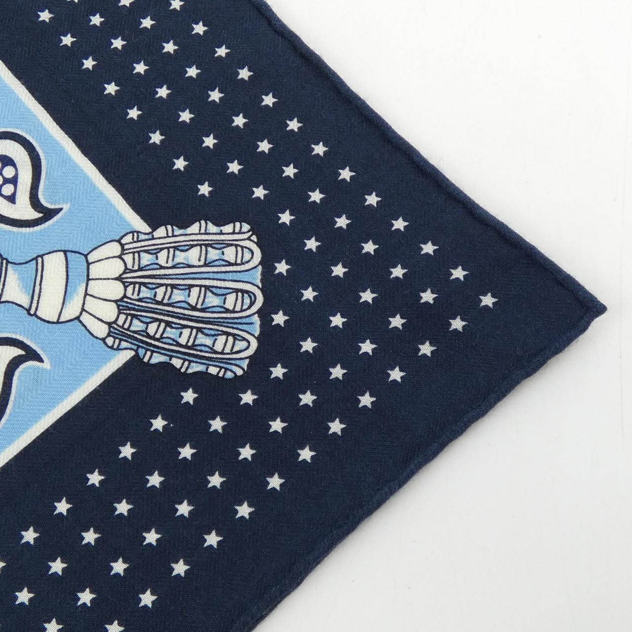 HERMES HERMES HARNAIS DE COUR BANDANA H243935S Callegerian 140 Shawl