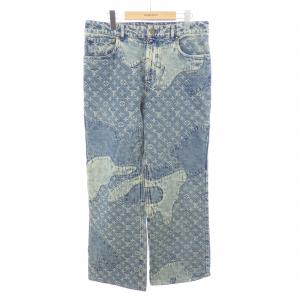 ルイヴィトン LOUIS VUITTON モノグラムパッチワークデニムパンツ HMD16WUZD NIGO ジーンズ
