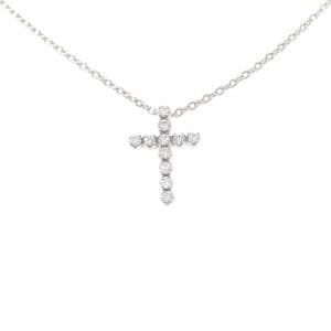 スタージュエリー クロス ネックレス 0.1CT