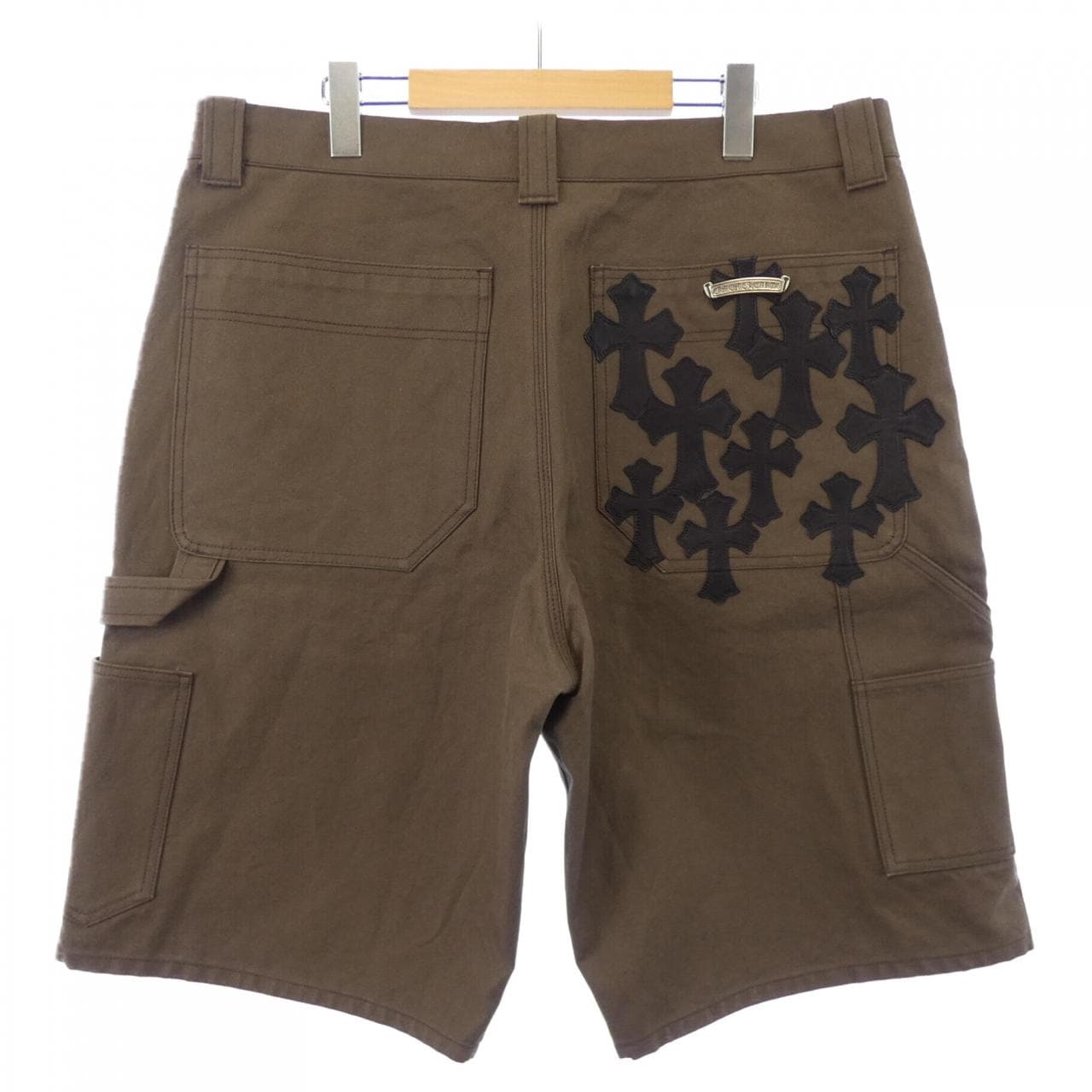 クロムハーツ CHROME HEARTS セメタリークロスパッチ ダブルニー 410180071******A80 ショートパンツ