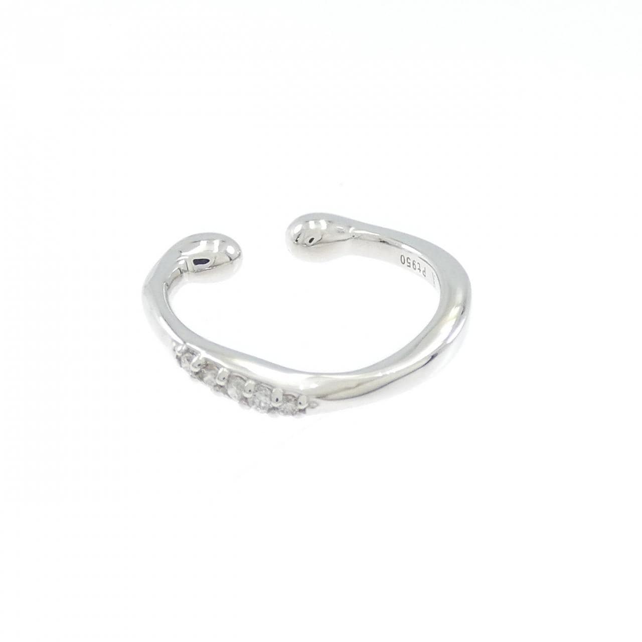 ヴァンドーム ダイヤモンド イヤーカフ 片耳