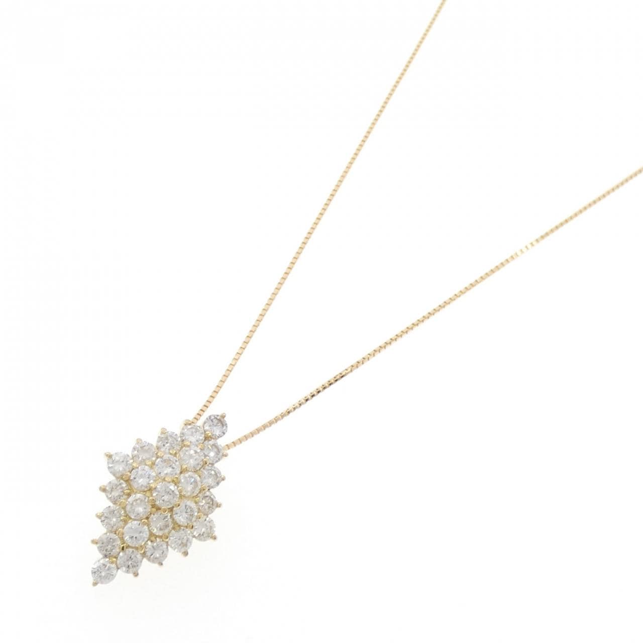 K18YG ダイヤモンド ネックレス 2.00CT