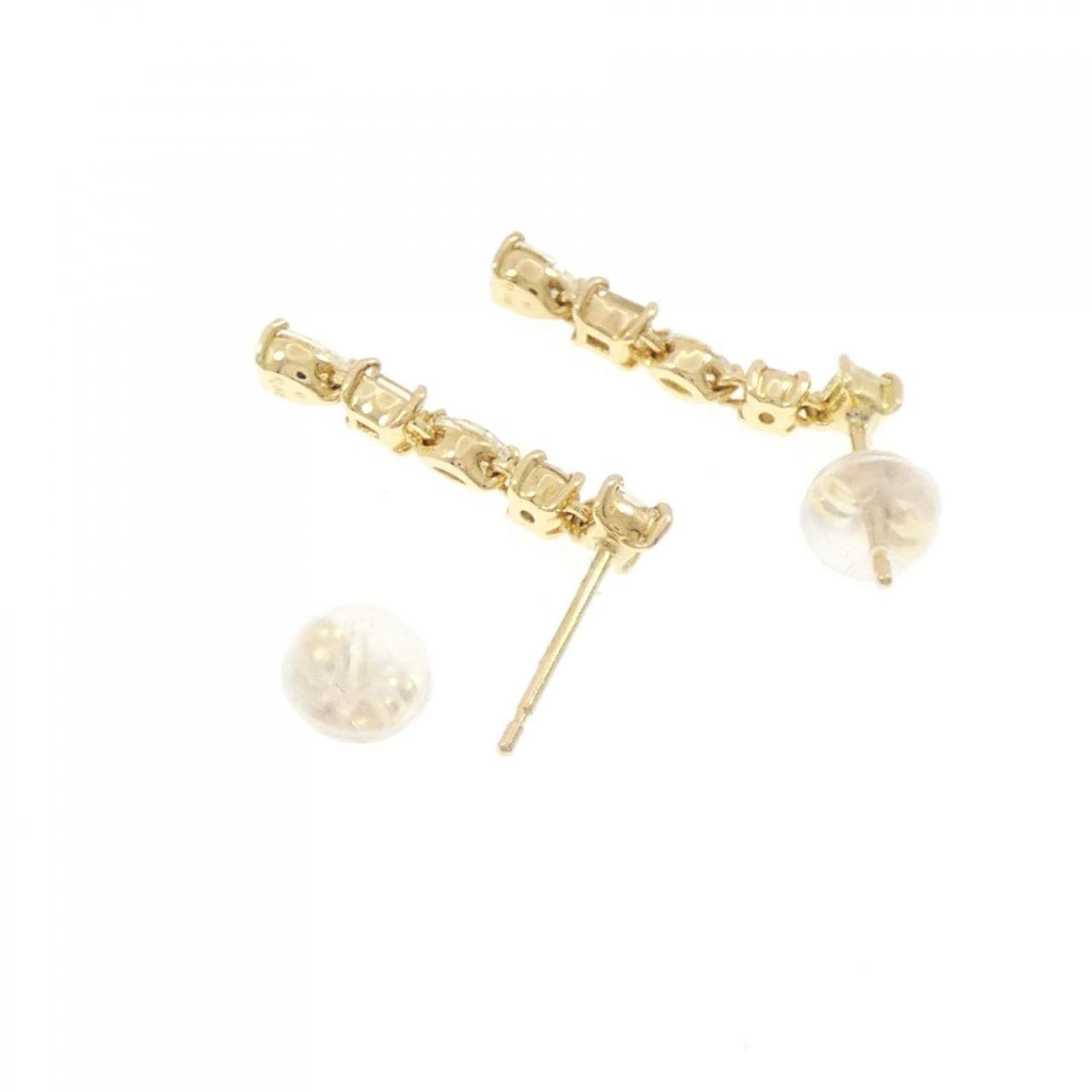 【新品】K18YG ダイヤモンド ピアス 0.70CT