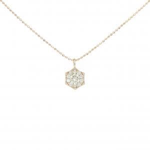 K18PG/750PG ダイヤモンド ネックレス 0.31CT