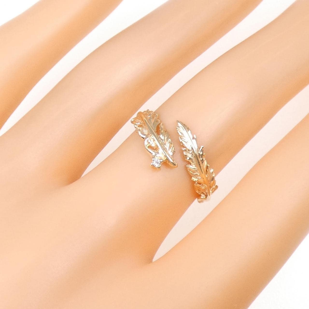 エテ リーフ ダイヤモンド リング