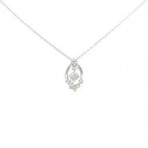 PT950/PT850 ダイヤモンド ネックレス 0.10CT