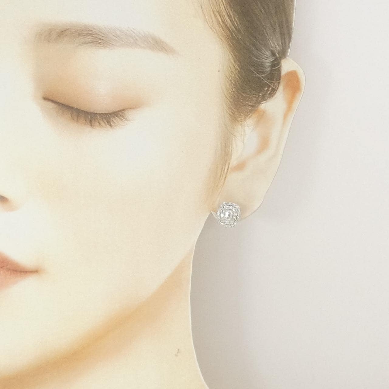 PT950/PT900 ダイヤモンド ピアス 1.02CT