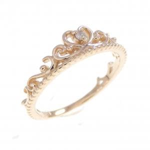 K10PG ティアラ ダイヤモンド リング