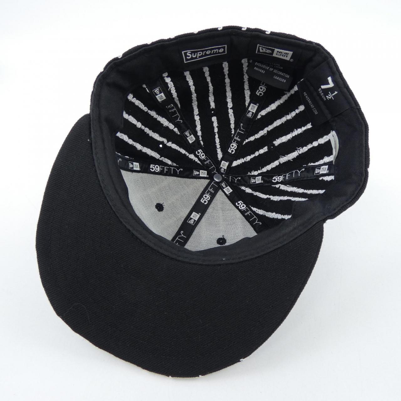シュプリーム SUPREME New Era Text Stripe キャップ
