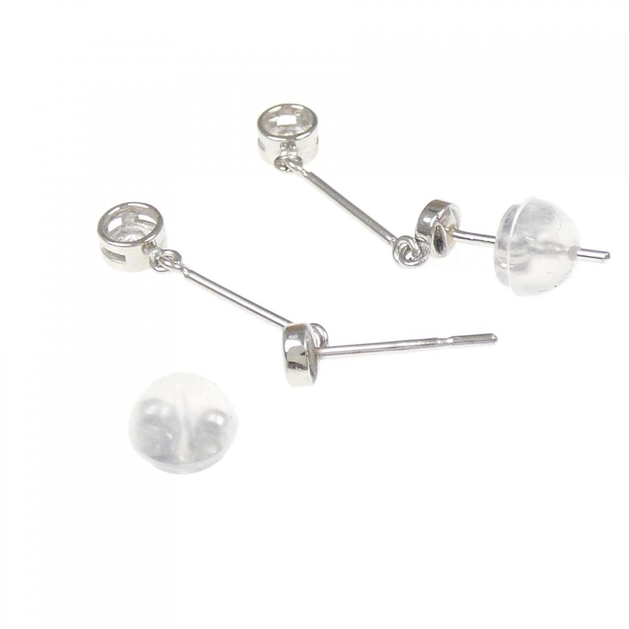 PT900 ダイヤモンド ピアス