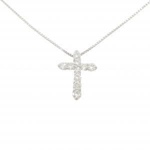 PT900/PT850 クロス ダイヤモンド ネックレス 1.04CT