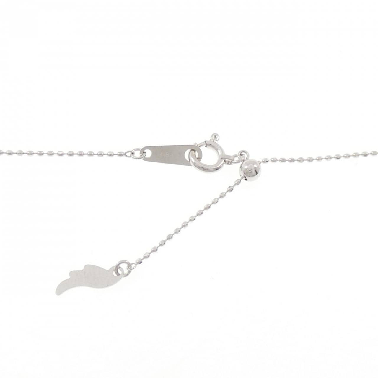 K18WG ダイヤモンド ネックレス 0.30CT