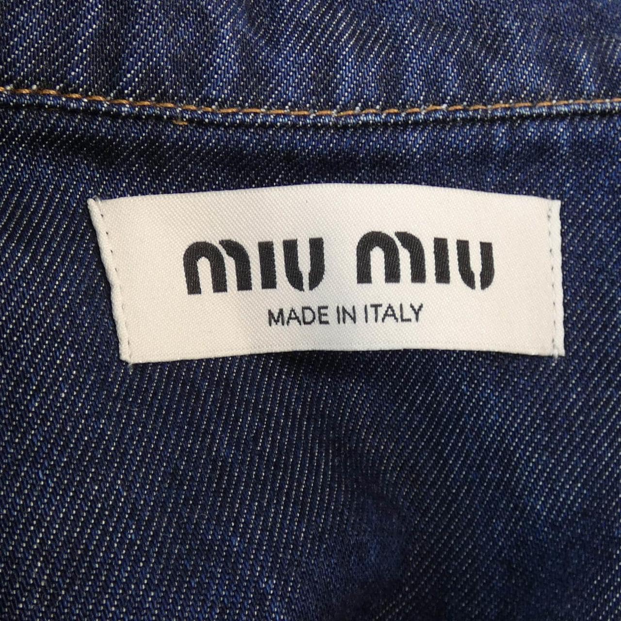 ミュウミュウ MIU MIU GWC105 S232 1295 デニムジャケット