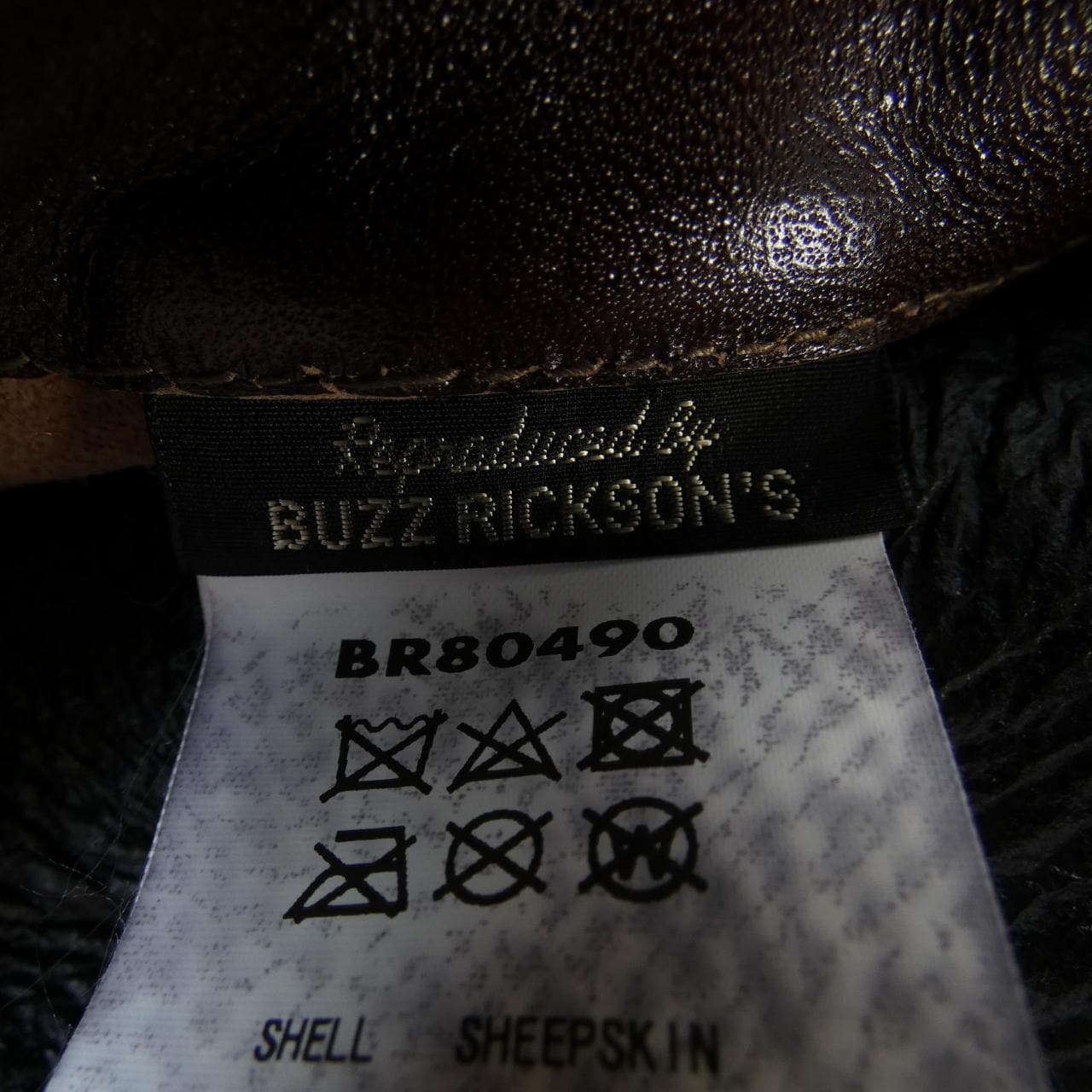 泡泡紗BUZZRICKSON'S皮夾克