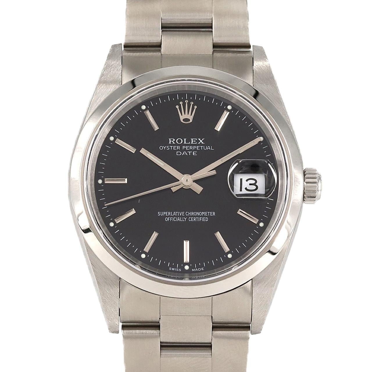 ROLEX Oyster Perpetual Date 15200 SS自动上弦Y number