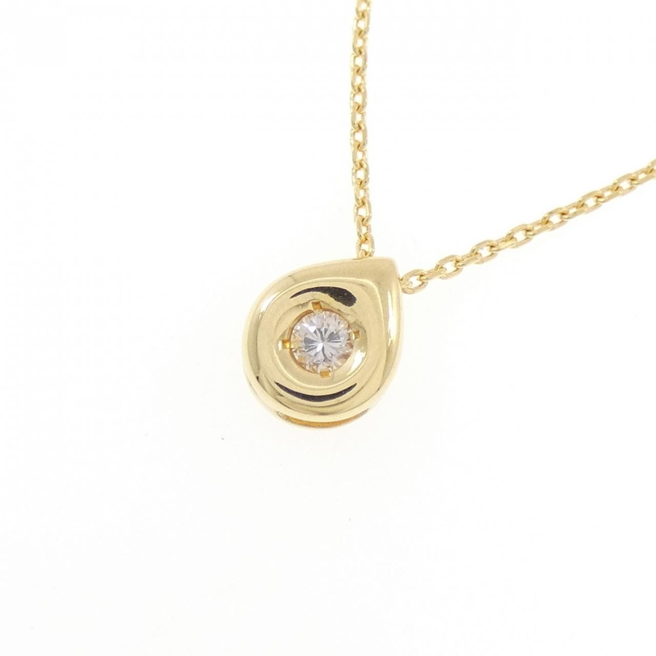 K18YG ダイヤモンド ネックレス 0.10CT