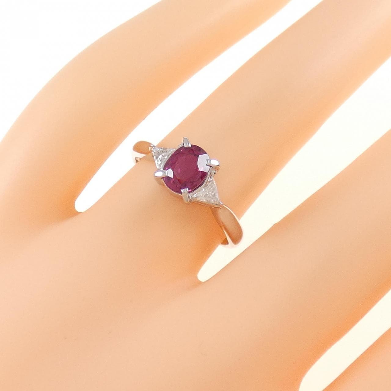 PT ルビー リング 1.05CT