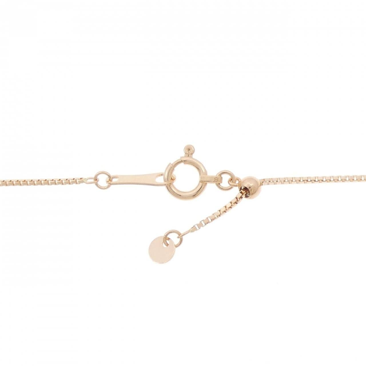 K18PG/K18WG 2WAY ハート ダイヤモンド ネックレス 0.19CT