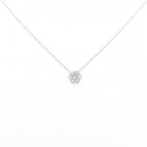 K18WG ダイヤモンド ネックレス 0.20CT