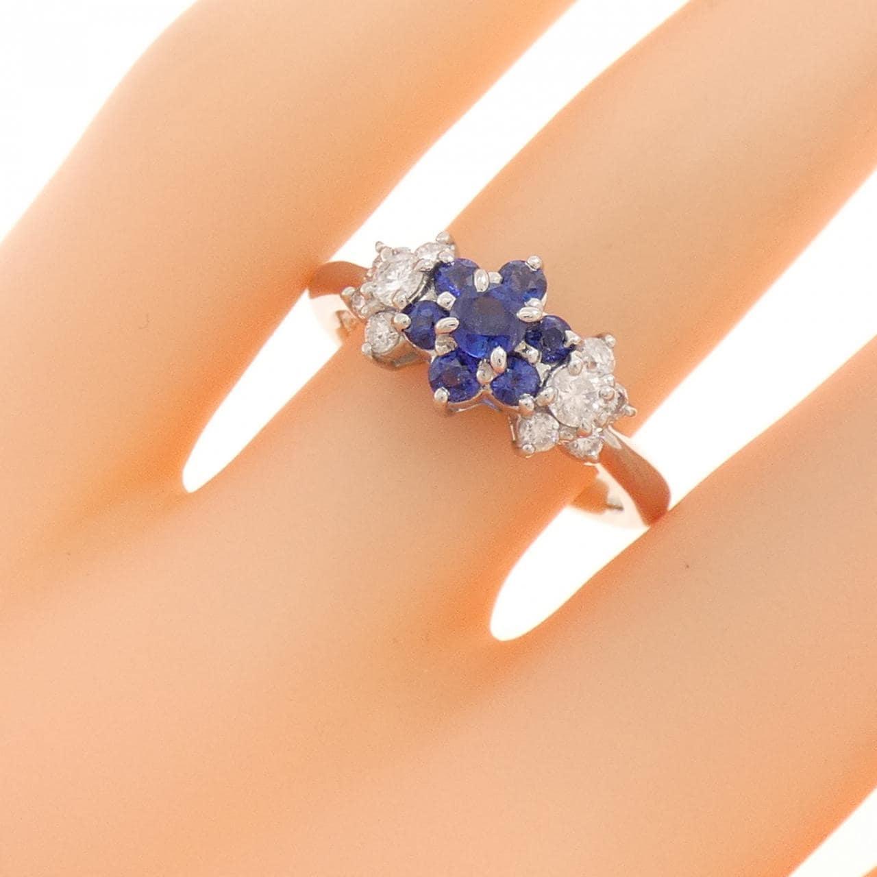 PT900 サファイヤ リング 0.56CT