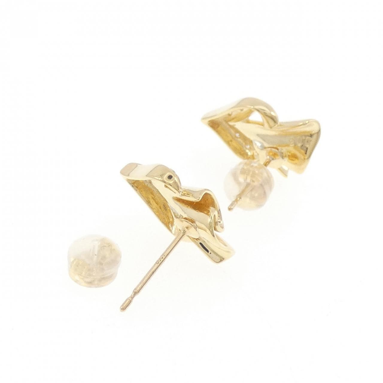 K18YG ダイヤモンド ピアス 0.10CT
