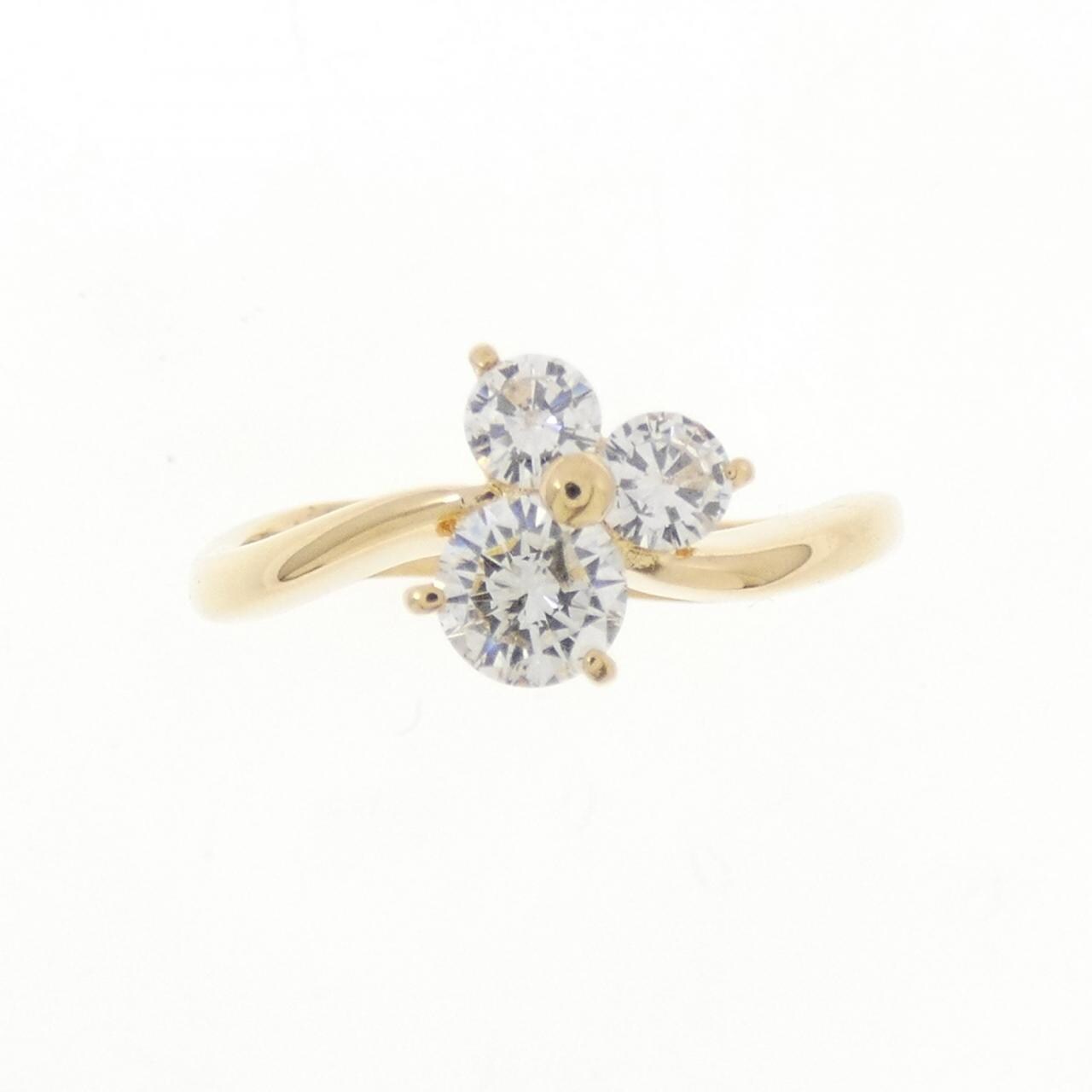 K18YG ダイヤモンド リング 0.50CT