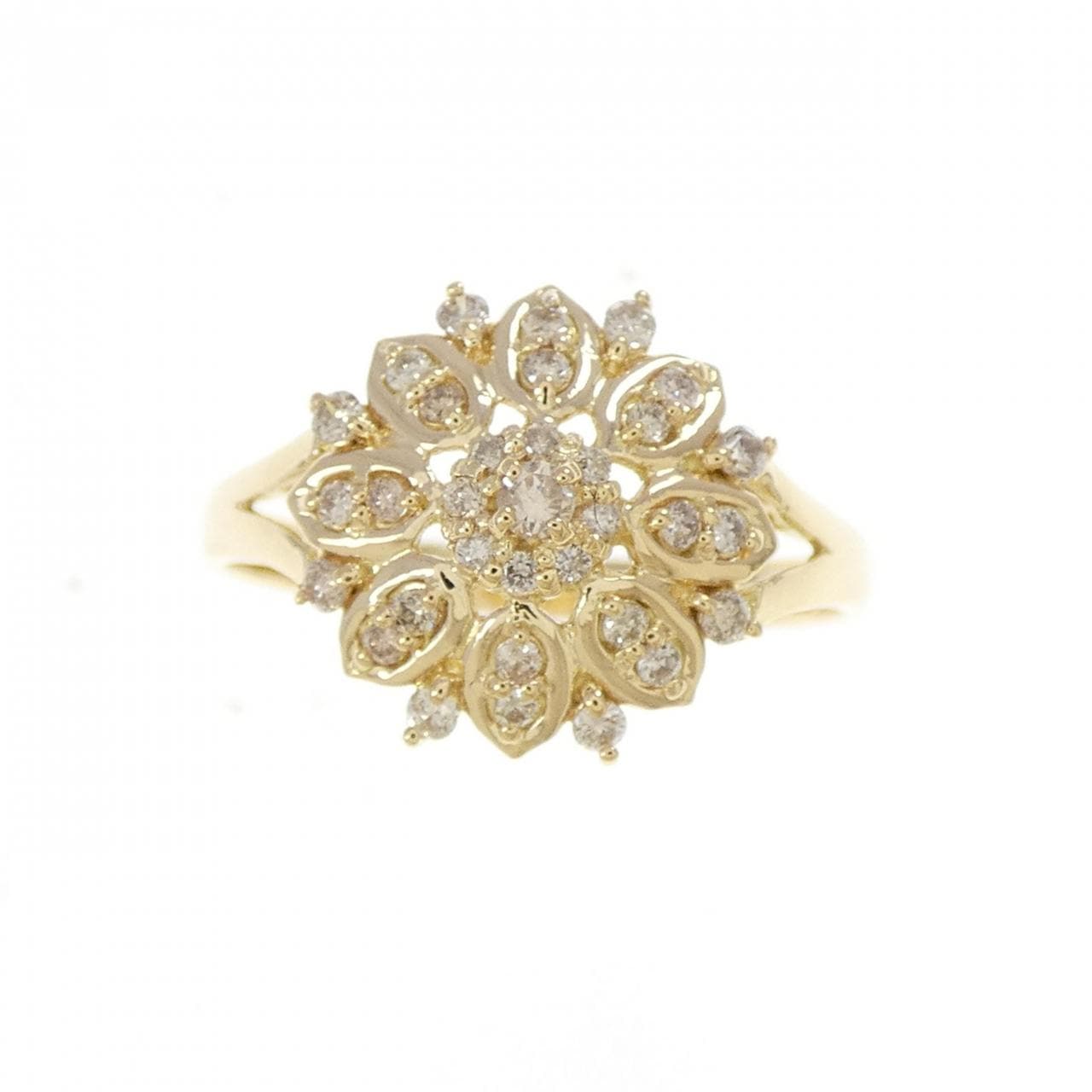 K18YG ダイヤモンド リング 0.20CT