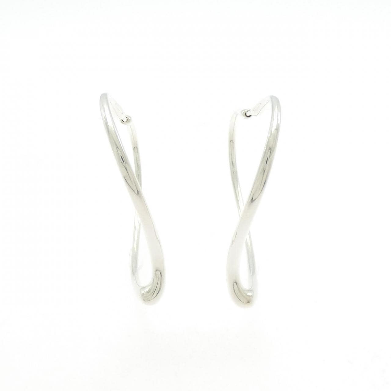 ティファニー オープン ハート フープ ピアス