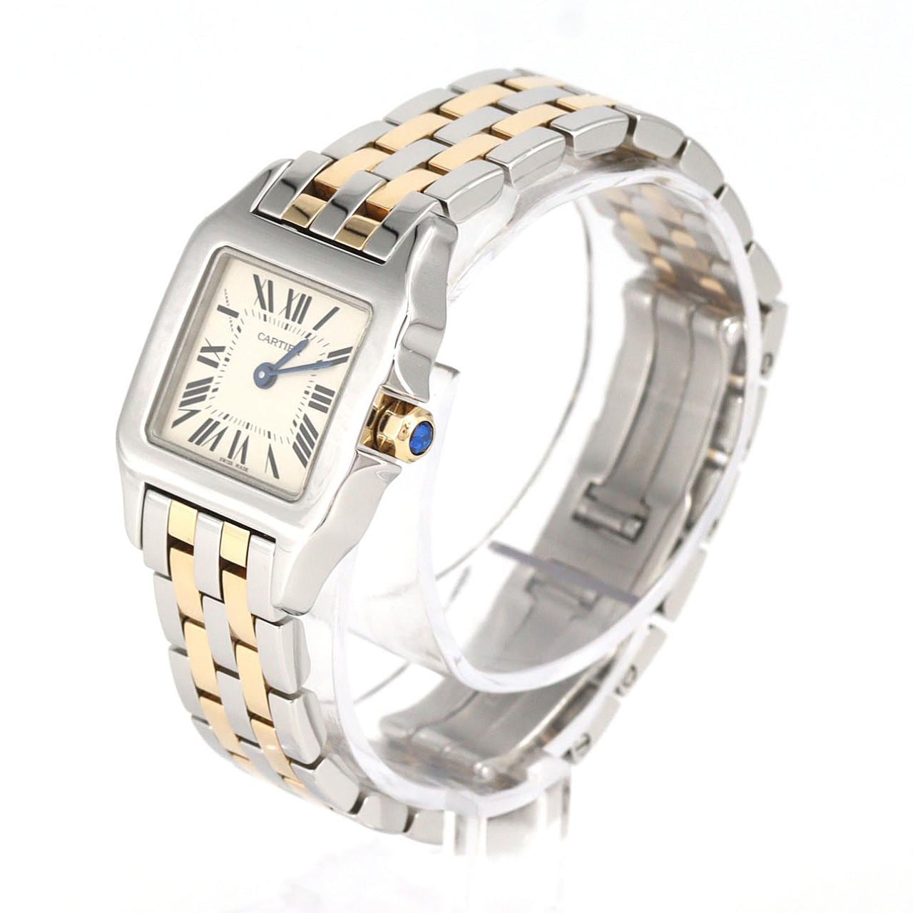 カルティエ サントスドゥモワゼルSM コンビ W25066Z6 SSxYG クォーツ
