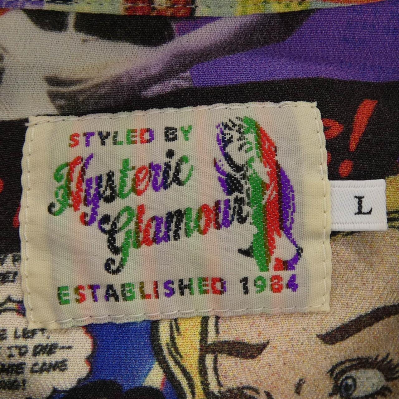 ヒステリックグラマー HYSTERIC GLAMOUR 02202AH01 S／Sシャツ