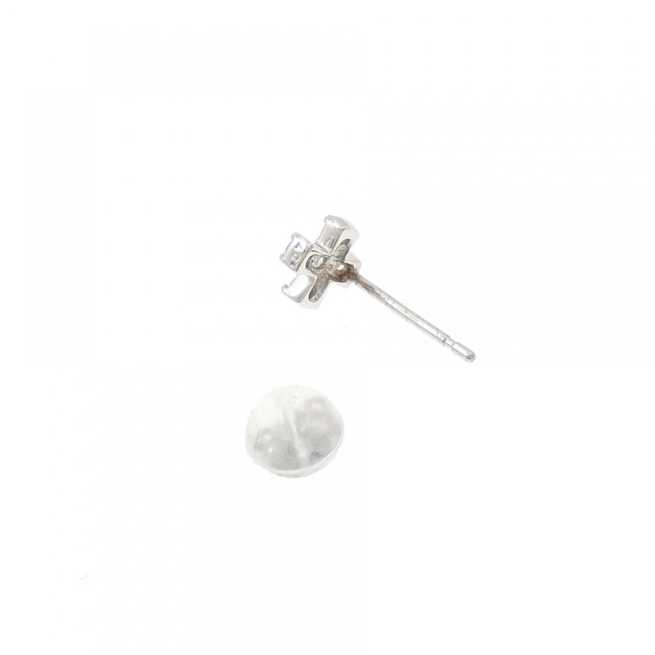 PT/PT900 ダイヤモンド ピアス 0.07CT 片耳