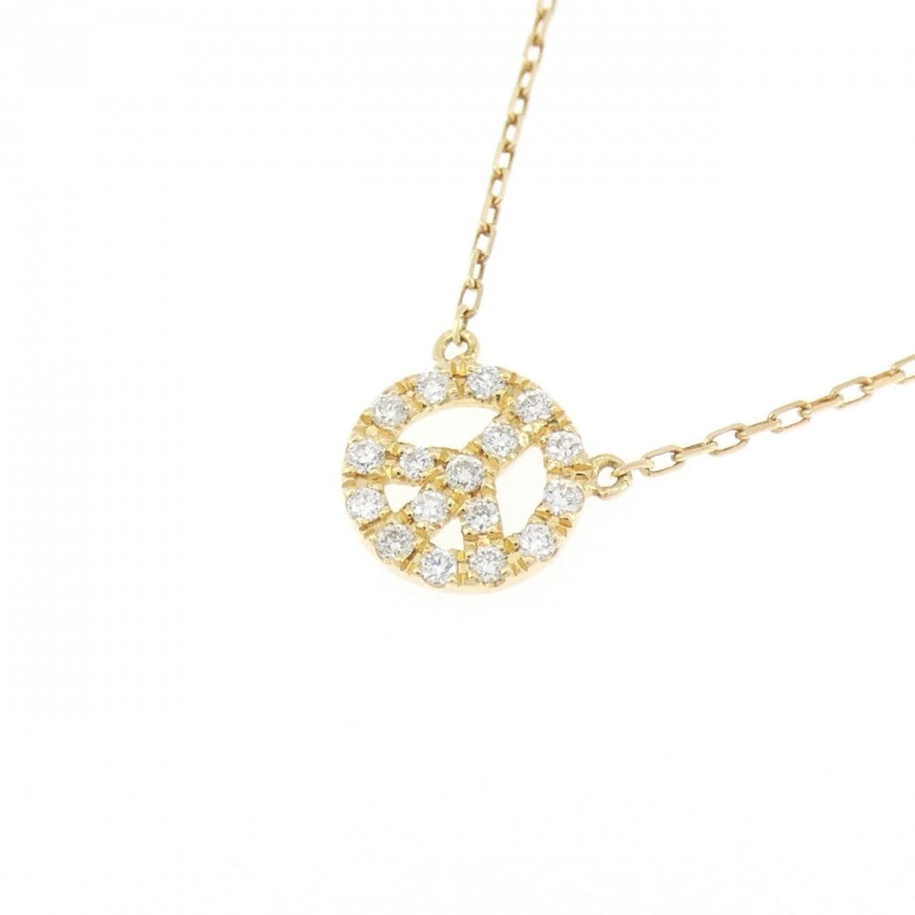 アーカー ピースパヴェ ネックレス 0.07CT