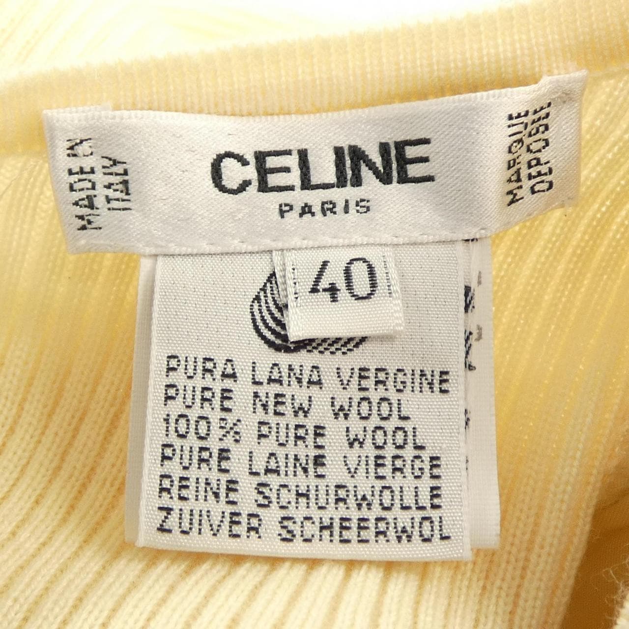 【ヴィンテージ】セリーヌ CELINE 1613885 ニット