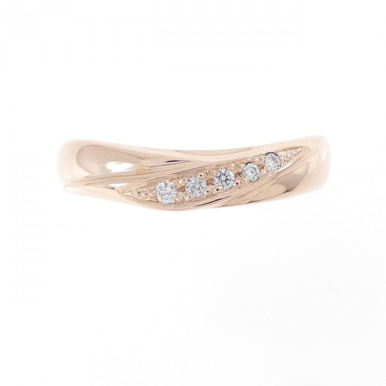 K10PG ダイヤモンド リング 0.04CT