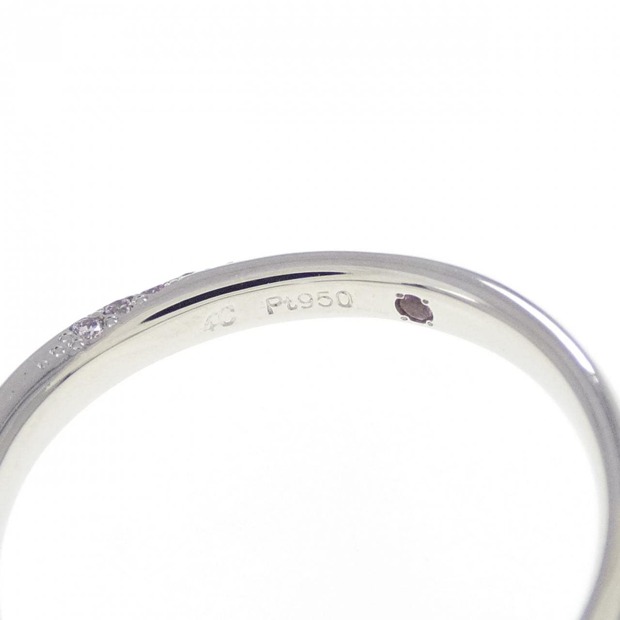 4゜C ピンクダイヤモンド リング