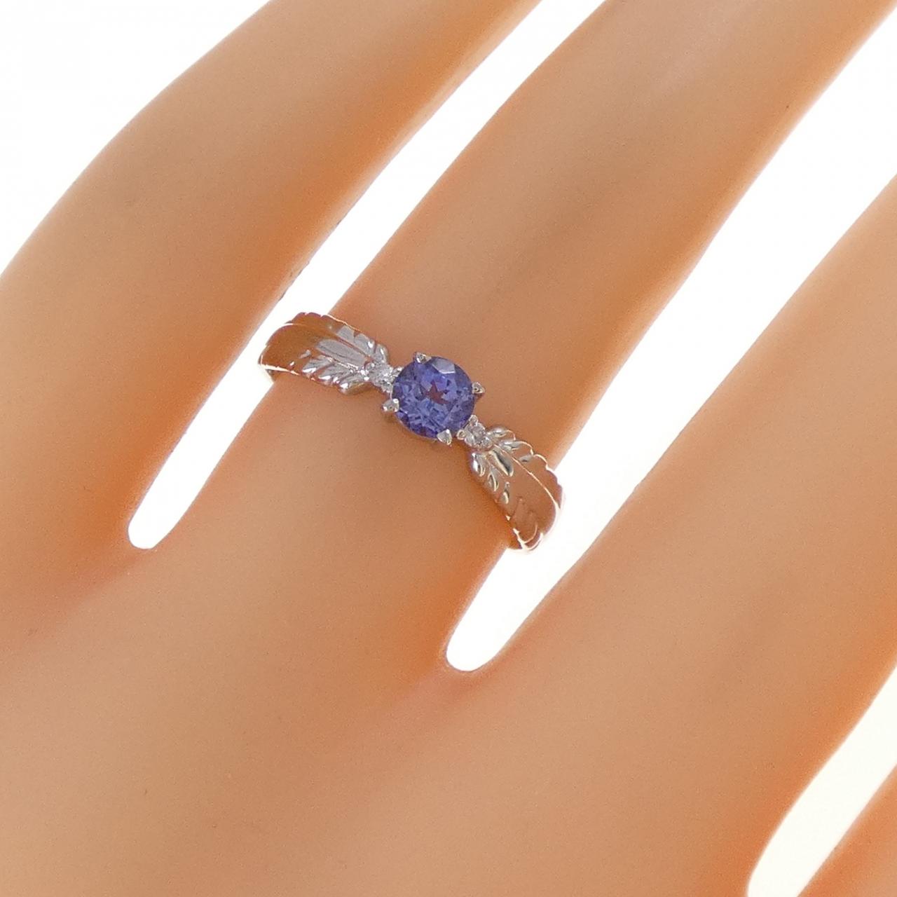 PT900 Tanzanite Ring