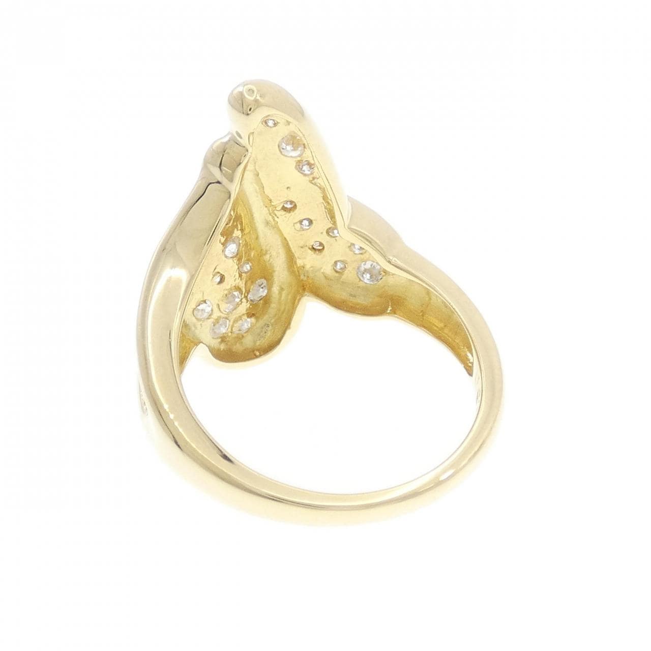 K18YG ダイヤモンド リング 0.50CT