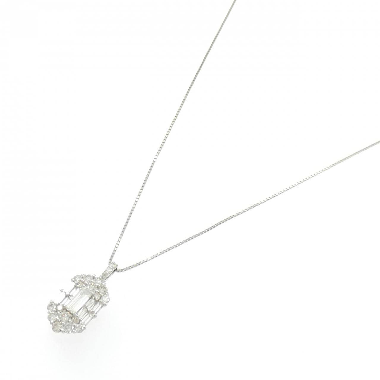 PT900/PT850 ダイヤモンド ネックレス 0.24CT