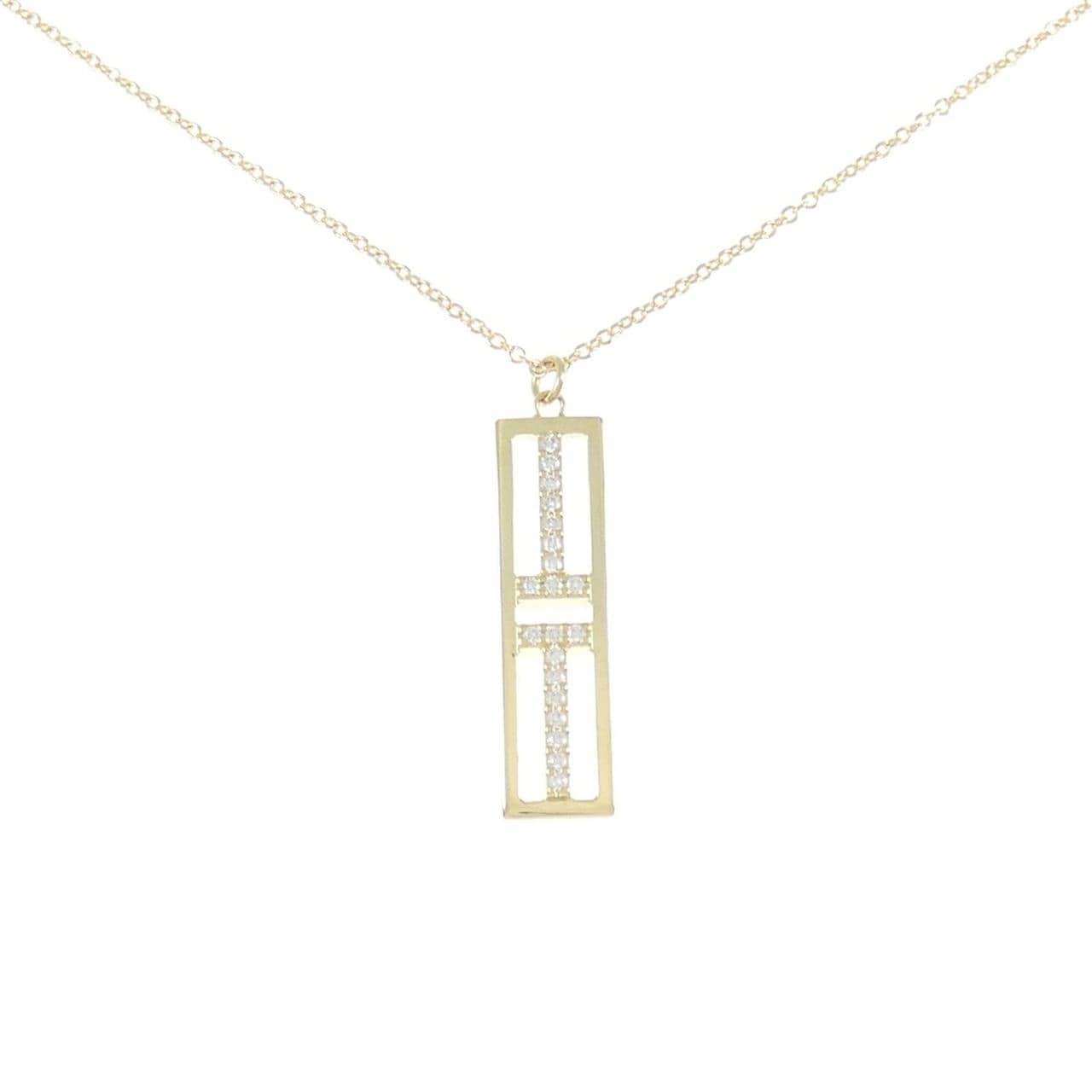 TIFFANY T-toe open vertical bar necklace
