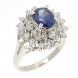 PT900 サファイヤ リング 1.10CT