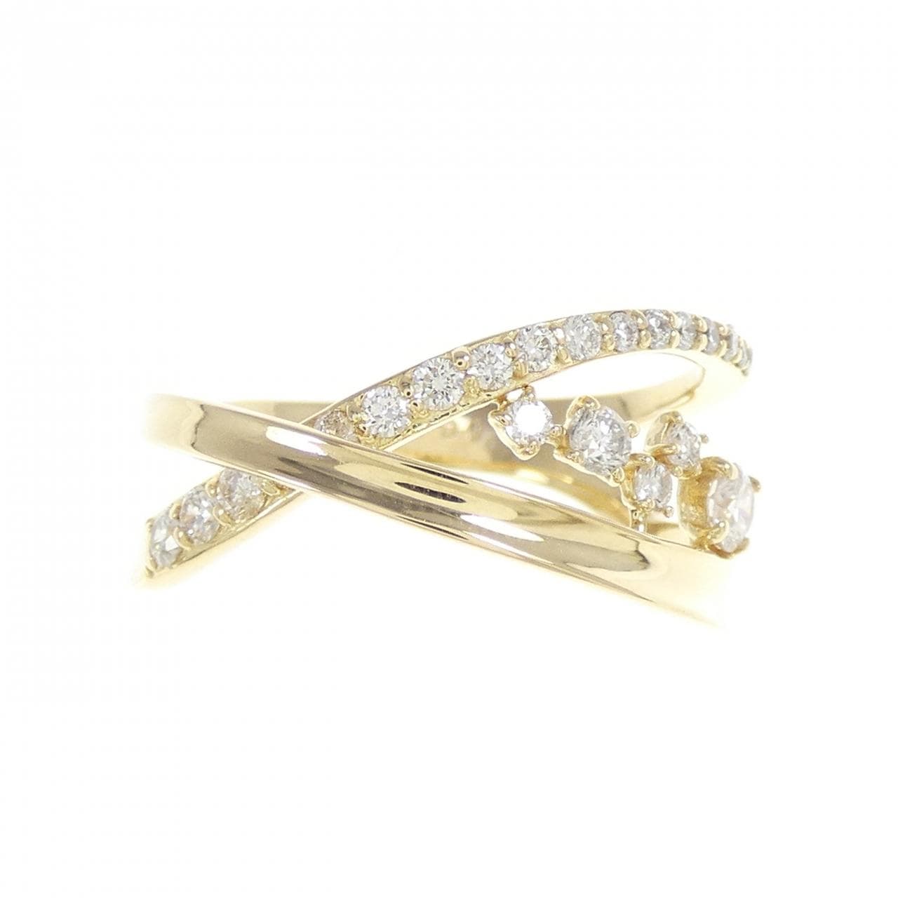 K18YG ダイヤモンド リング 0.45CT