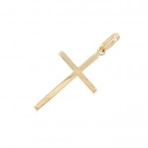 【新品】K18YG クロス ペンダント