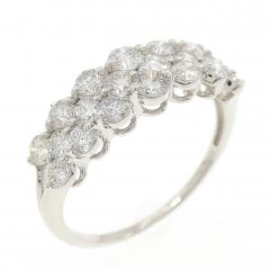 K18WG ダイヤモンド リング 1.00CT