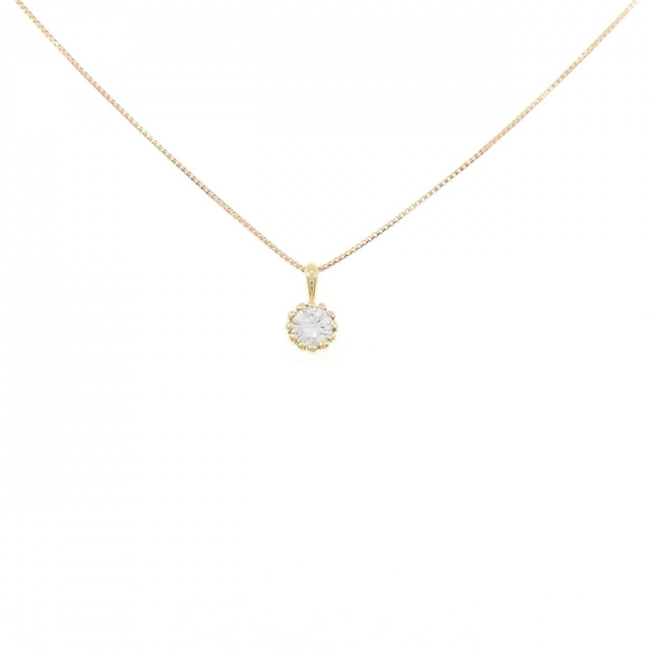 K18YG ダイヤモンド ネックレス 0.223CT
