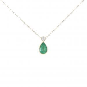K18YG エメラルド ネックレス 1.00CT