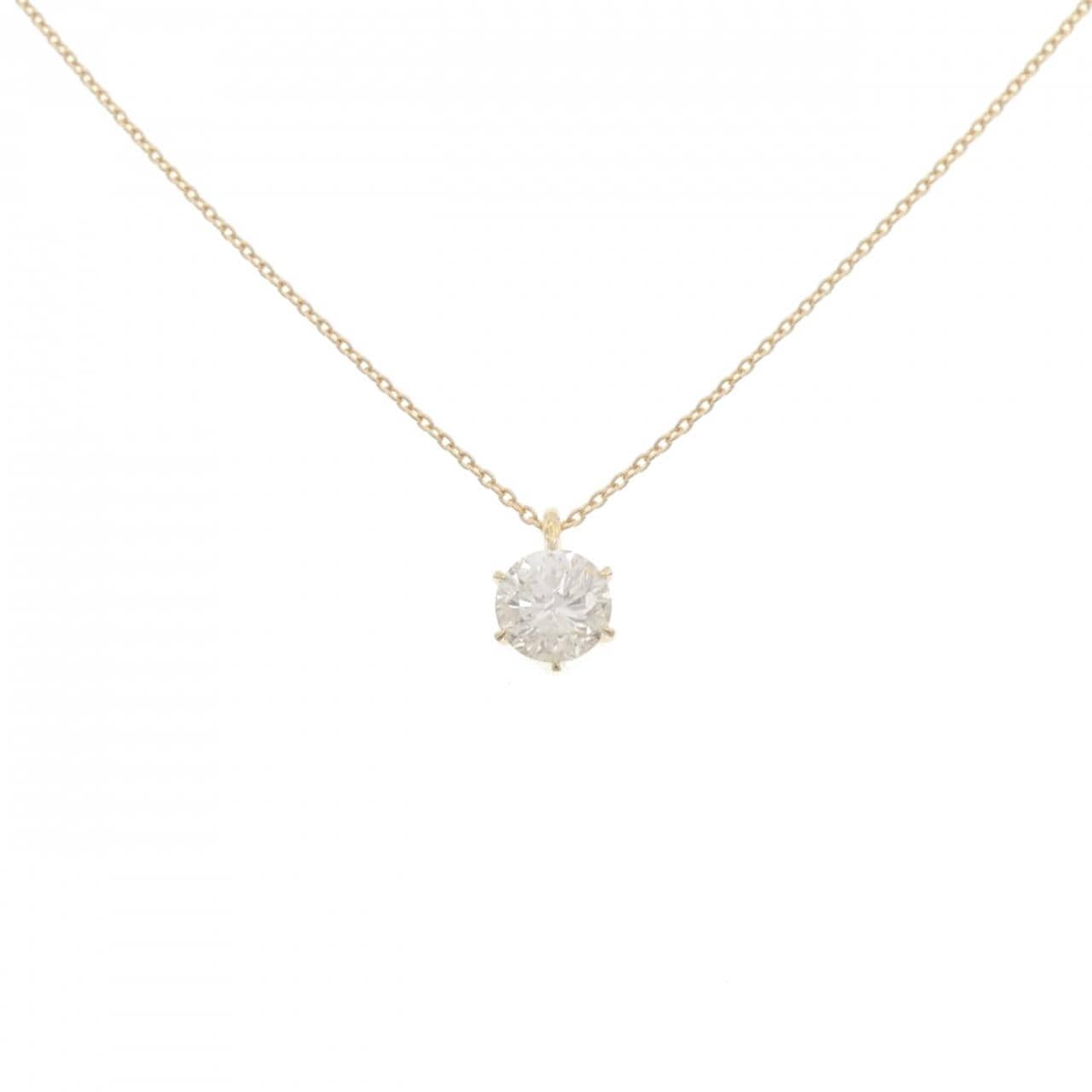 【リメイク】K18YG ダイヤモンド ネックレス 1.060CT I I1 Good