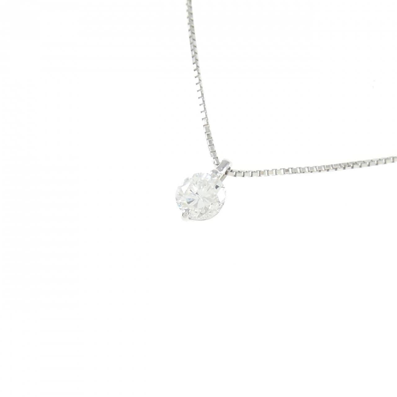 K18WG ダイヤモンド ネックレス 0.27CT
