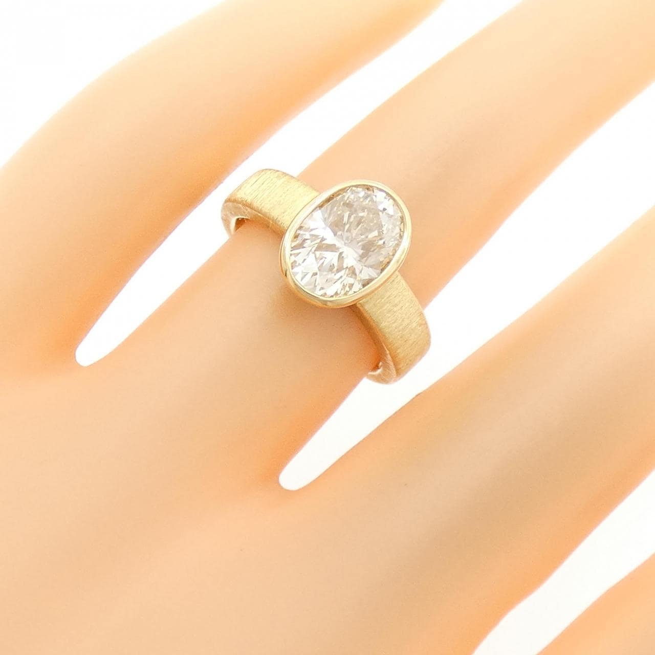 K18YG ダイヤモンド リング 2.030CT