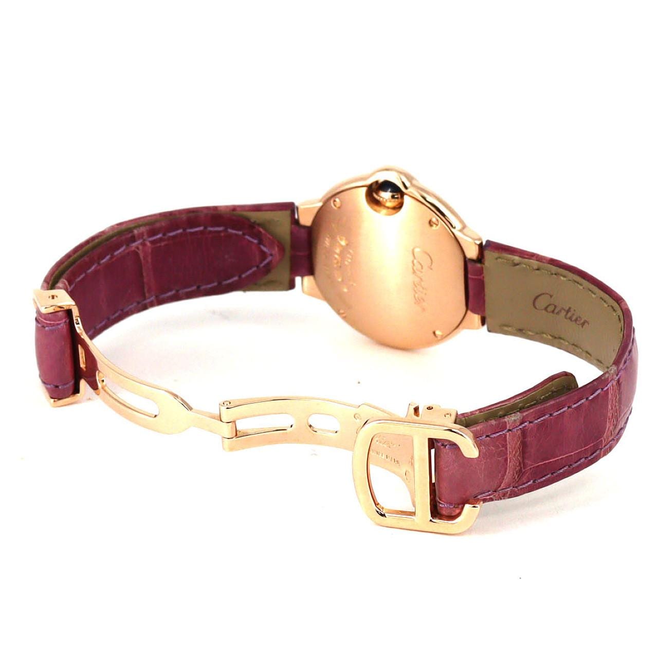 カルティエ バロンブルーSM PG/D WE900251 PG･RG クォーツ