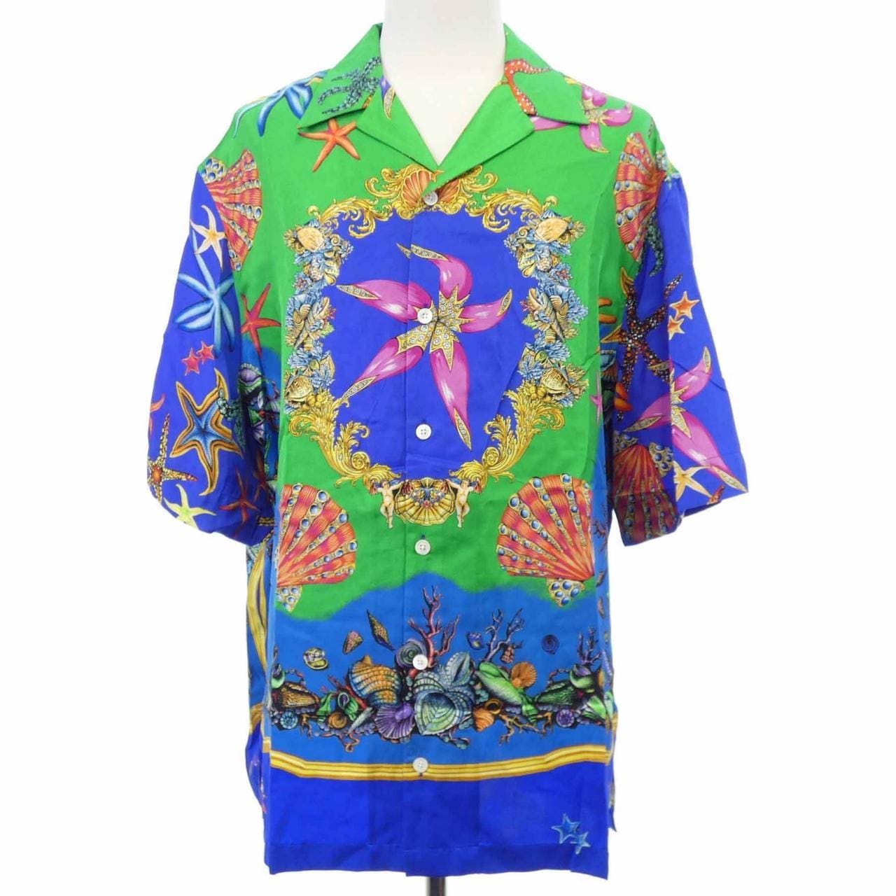 ヴェルサーチェ VERSACE A85919 1F01176 S／Sシャツ